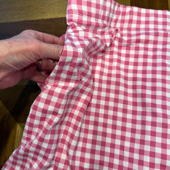 J. McLaughlin Pink Checkered Mini Skirt - Picture 3 of 6